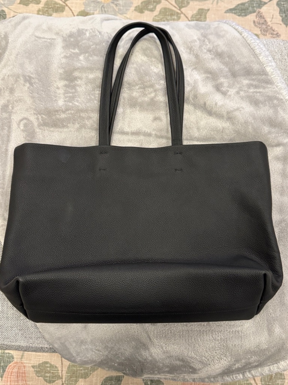 Andar Harper Tote- Black Togo